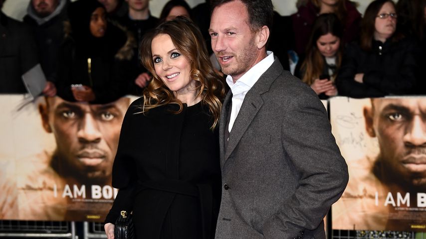 1. Braut-Bilder! Geri Halliwell schreitet vor den Altar