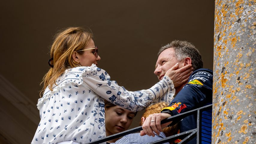 Trotz Sexting-Skandal: Geri Horner liebkost Mann Christian