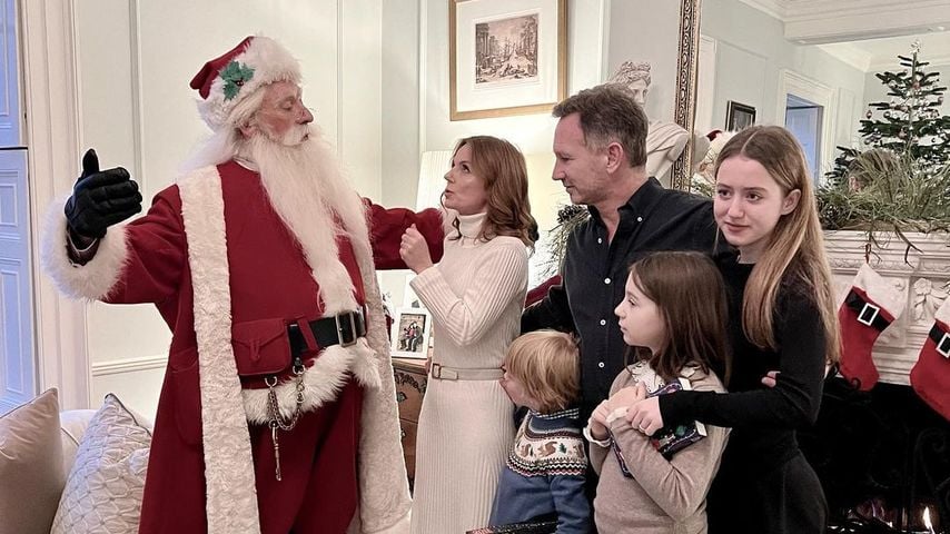 Groß geworden: Geri Horner genoss Weihnachten mit ihren Kids
