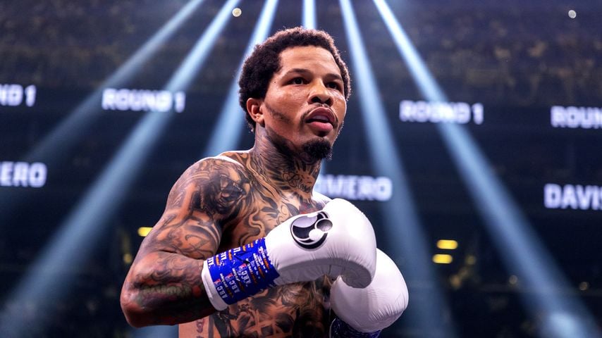 Gervonta Davis bei einem Wettkampf, 2022