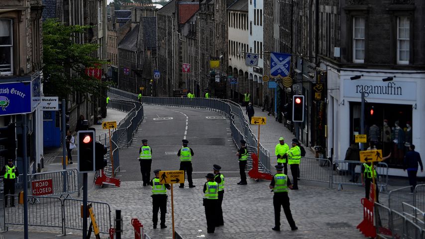 Gesperrte Straßen in Großbritannien für den Sarg der Queen
