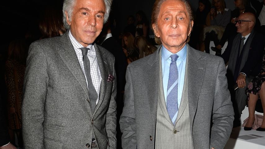 Giancarlo Giametti und sein Partner Valentino Garavani im "Valentino Fashion House"
