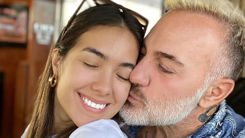 Gianluca Vacchi mit seiner Freundin Sharon