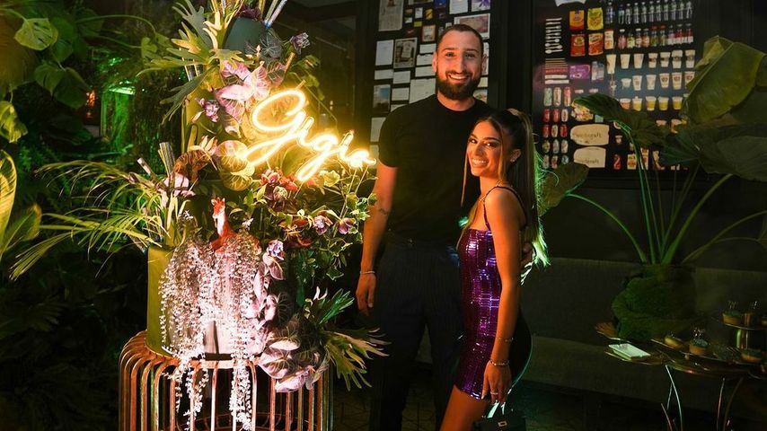 Gianluigi Donnarumma mit seiner Freundin Alessia