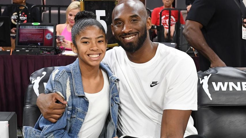 Gianna und Kobe Bryant beim WNBA All-Star Game 2019
