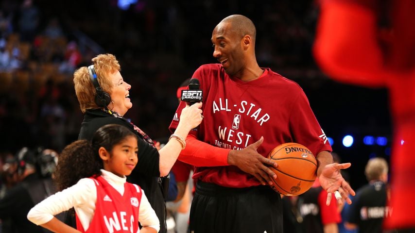Gianna und Kobe Bryant, 2016