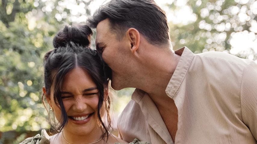 Giannina Gibelli und Blake Horstmann im August 2024