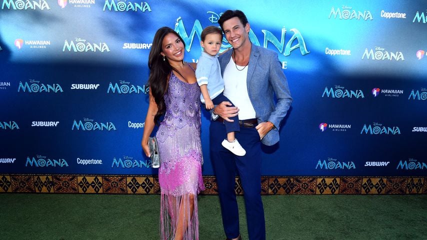 Giannina Milady Gibelli und Blake Horstmann bei der Weltpremiere von Moana im Hollywood Bowl in Los Angeles