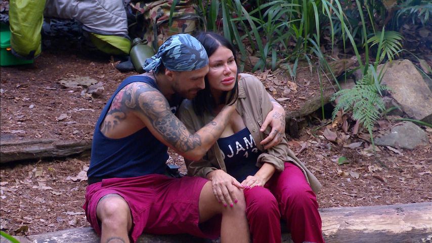 Gigi Birofio und Djamila Rowe beim Dschungelcamp-Finale 2023