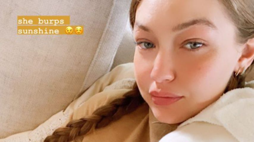 Gigi Hadid und ihre Tochter, November 2020