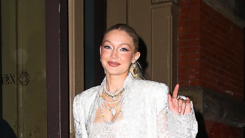 Gigi Hadid auf ihrer 27. Geburtstagsfeier