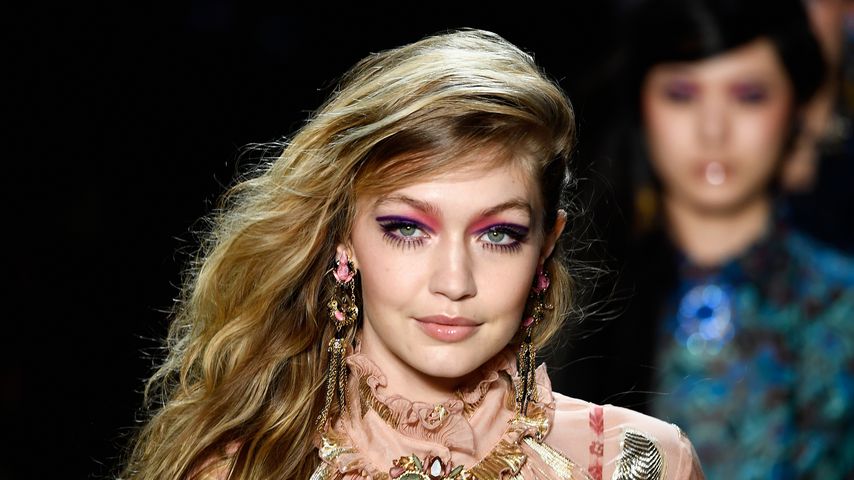 Gigi Hadid auf der New York Fashion Week im Jahr 2018
