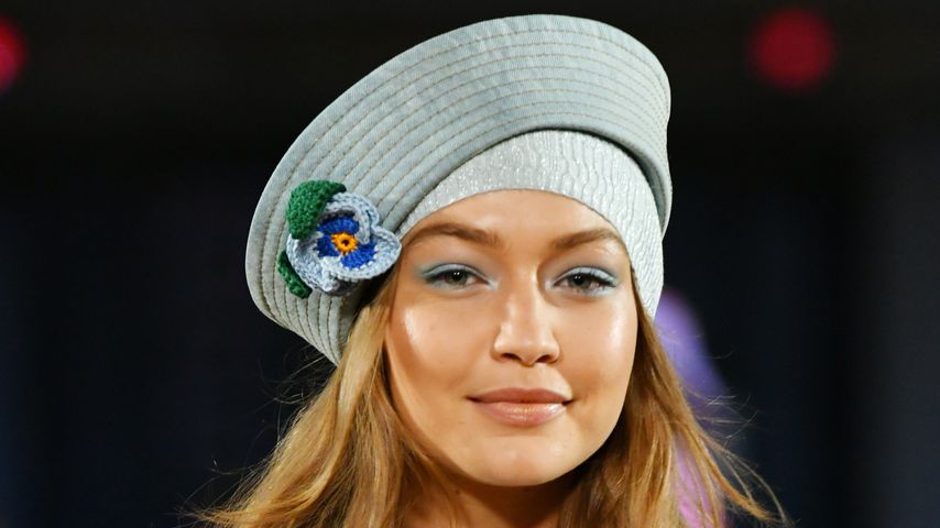 Kurz vor Geburt: Gigi Hadid strahlt bis über beide Ohren!
