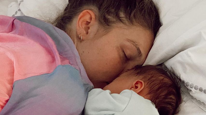 Gigi Hadid mit Baby Khai