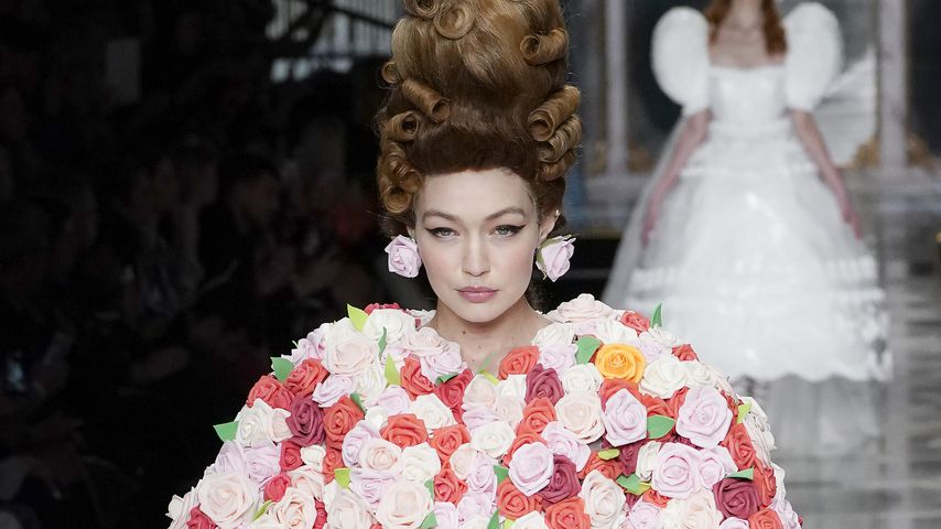 Gigi Hadid auf der Fashion Week in Mailand, 2020