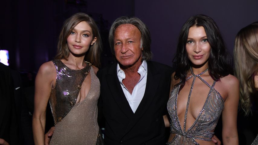 Gigi Hadid, Mohamed Hadid und Bella Hadid bei der "Victoria's Secret"-After Party, 2016
