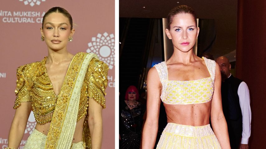 Wie Gigi Hadid: Caro Daur funkelt im XL-Dress in Indien