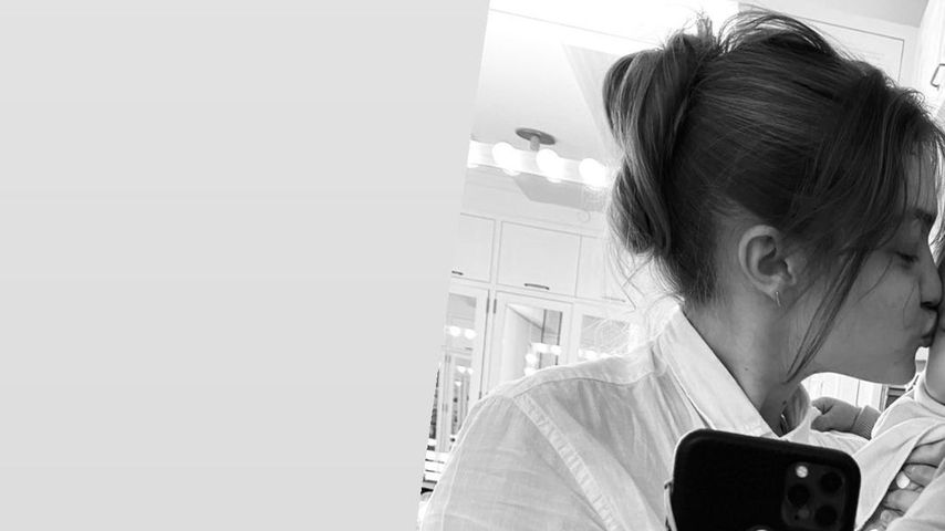 Gigi Hadid und ihre Tochter im Januar 2021