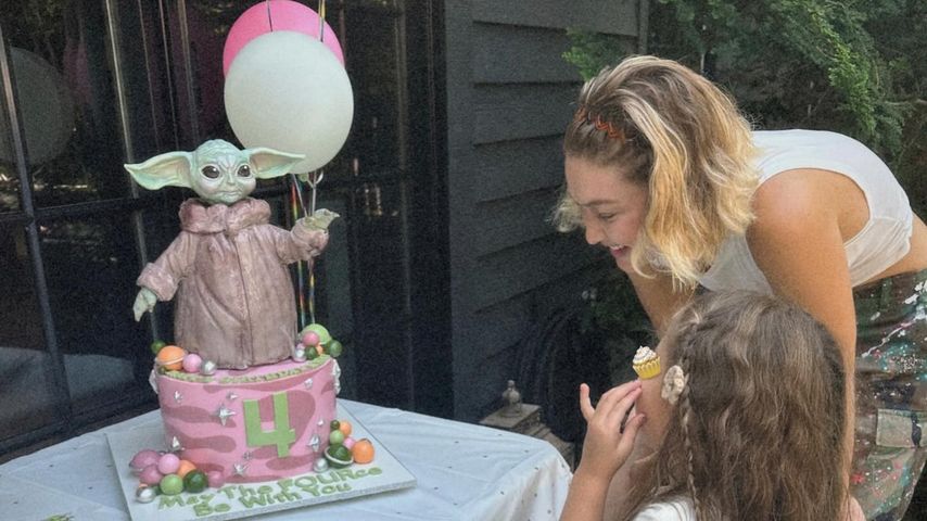 Gigi Hadid und Tochter Khai im September 2024
