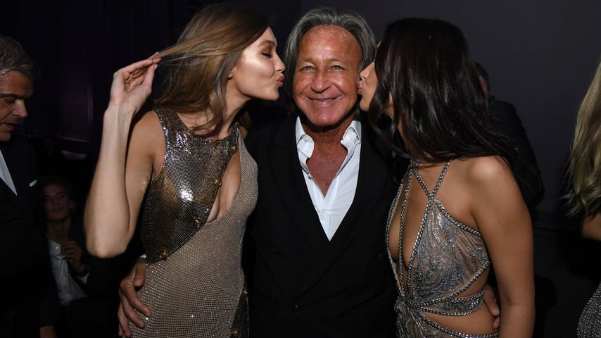 Gigi, Mohamed und Bella Hadid 2016 in Paris