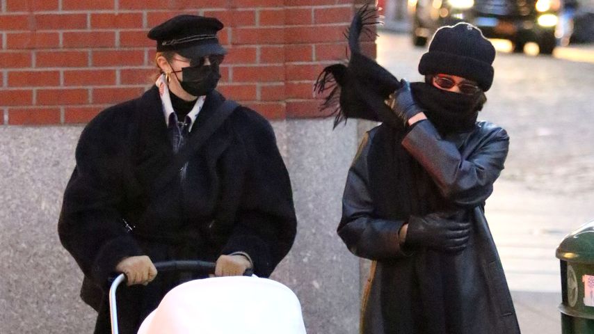 Gigi und Bella Hadid beim Spaziergang in New York