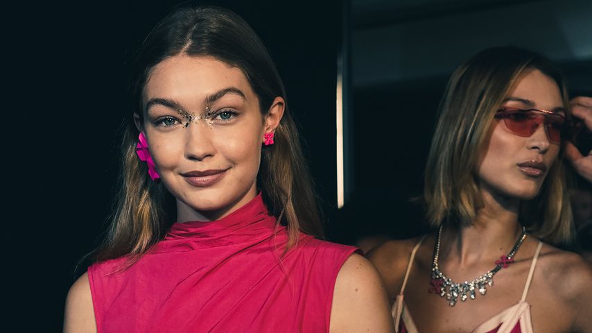 After-Show-Party: VS-Model Bella Hadid BH-los auf Red Carpet