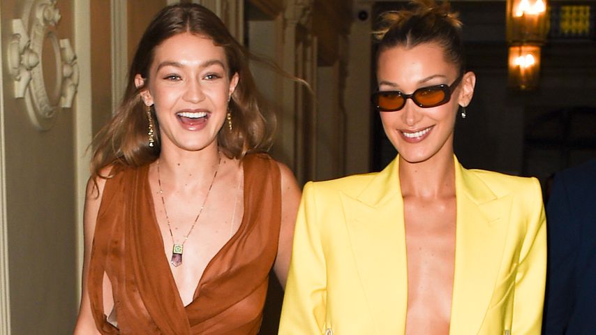 Gigi und Bella Hadid bei der Fashion Week in Paris, September 2019