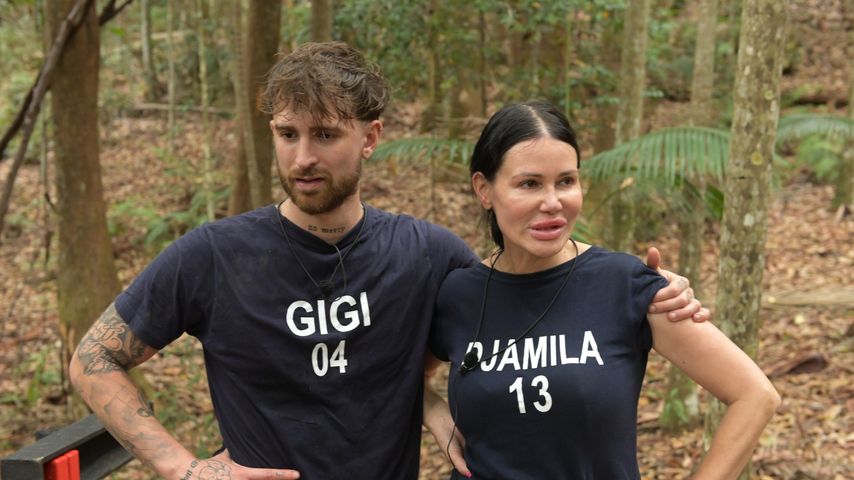 Gigi und Djamila im Dschungelcamp während der Schatzsuche