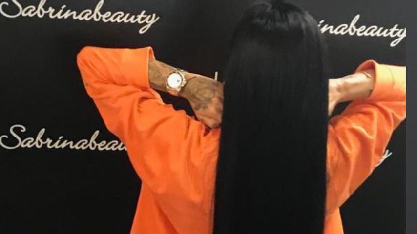 Gina-Lisa Lohfink präsentiert ihre neue Haarfarbe