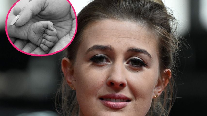 Gina-Maria Schumacher begrüßt ihre Tochter auf der Welt