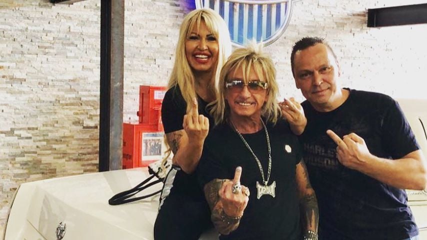 Ginger Costello, Bert Wollersheim und ein Automechaniker, August 2019