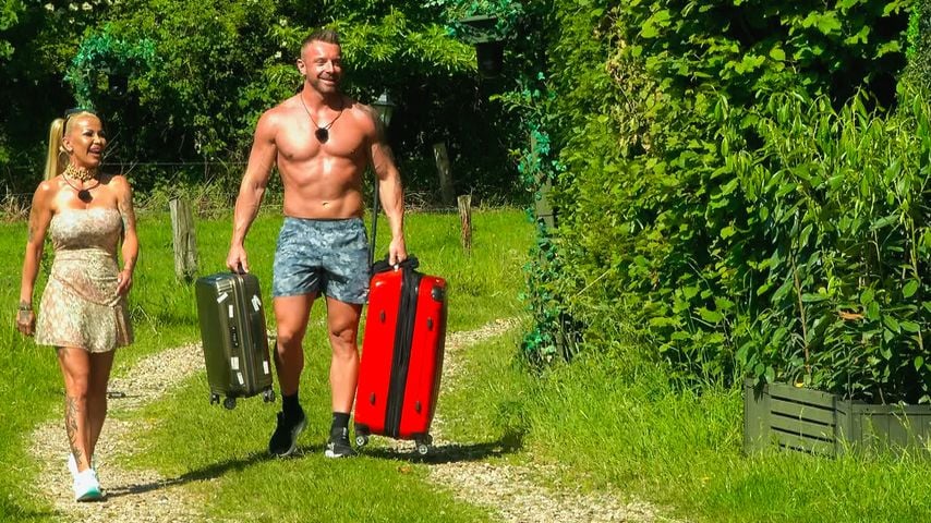 Ginger Costello-Wollersheim und Lukas Reiter im "Sommerhaus der Stars"