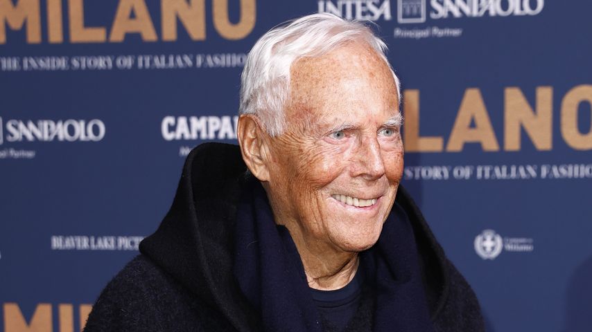 Designer Giorgio Armani (91) kündigt ein großes Comeback an