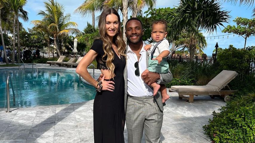 Giovani Bernard mit seiner Frau Chloé und seinem Sohn Julian