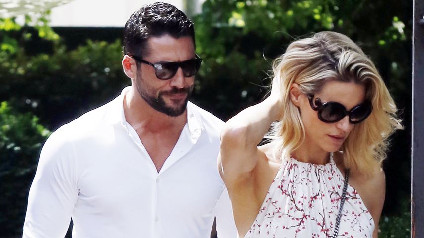 Giovanni Angiolini und Michelle Hunziker in Italien