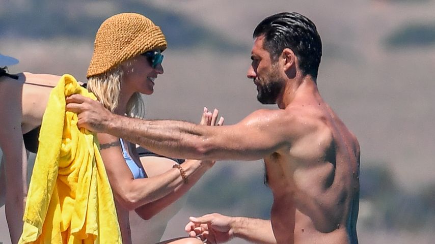 Michelle Hunziker und Giovanni Angiolini in Italien