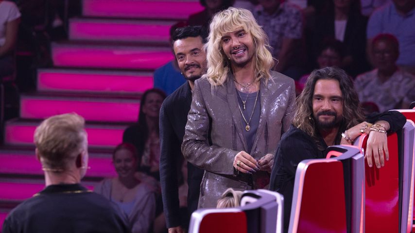 Giovanni Zarrella mit Bill und Tom Kaulitz bei "The Voice of Germany"