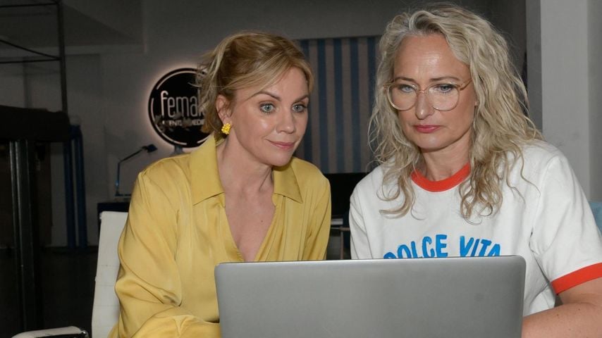 Gisa Zach und Eva Mona Rodekirchen in ihren Rollen der Yvonne und Maren bei "GZSZ"