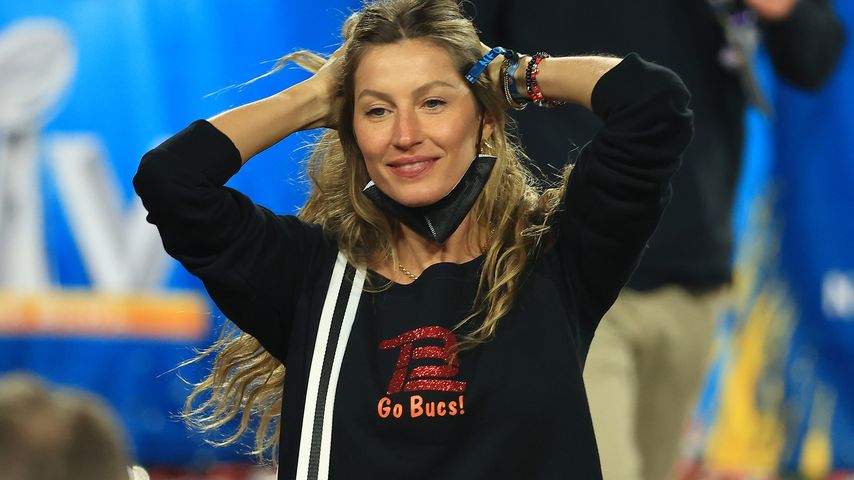 Gisele Bündchen bei einem Footballspiel 2021
