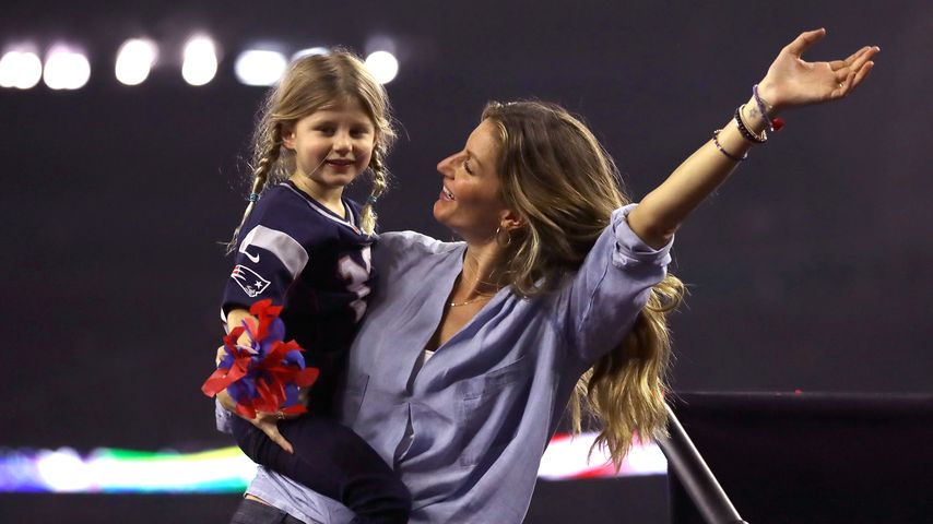 Gisele Bündchen mit ihrer Tochter Vivian im Februar 2017