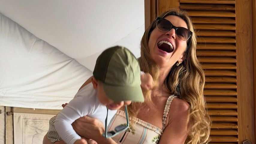 Gisele Bündchen mit ihrem Sohn