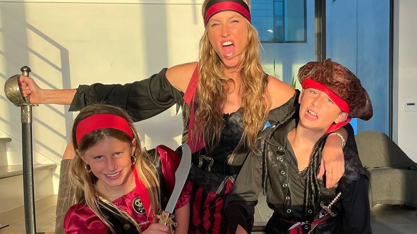 Gisele Bündchen mit ihren Kindern, Halloween 2021