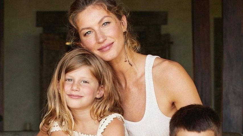 Gisele Bündchen mit ihren Kindern Vivian und Benjamin
