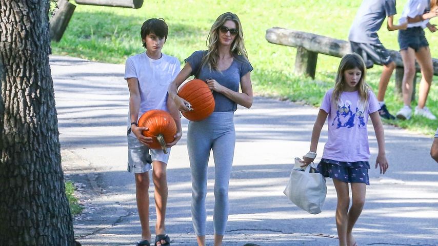 So groß ist Gisele Bündchens Sohn Benjamin (14) geworden