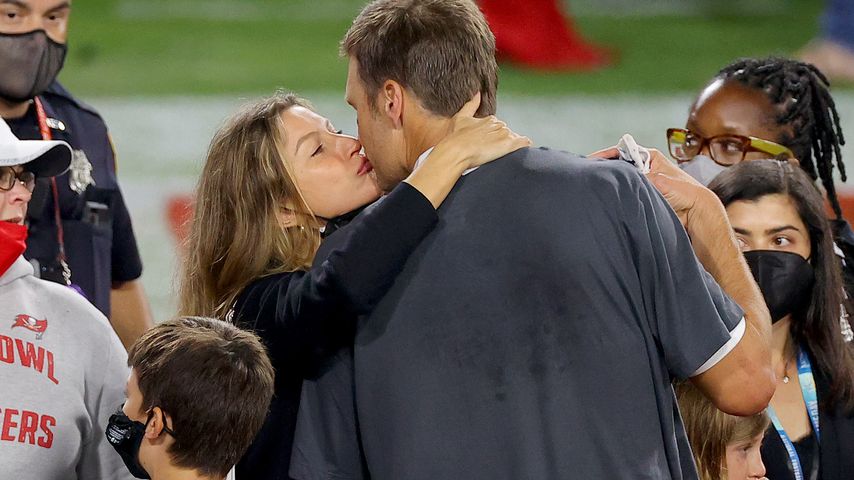 Gisele Bündchen und Tom Brady beim Super Bowl im Februar 2021