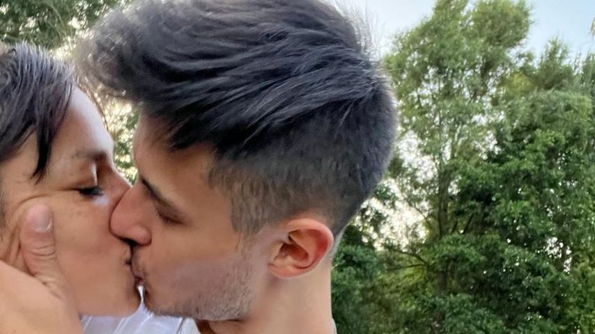 Gisele Oppermann mit ihrem Freund Wlady