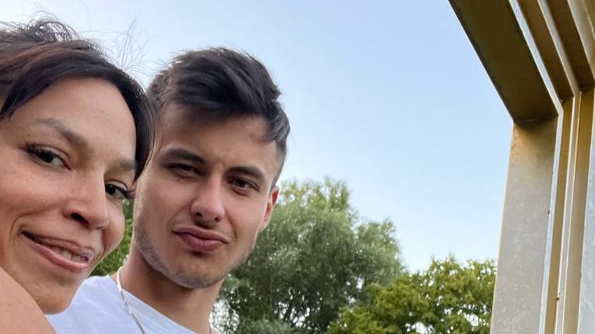 Gisele Oppermann mit ihrem Freund Wlady