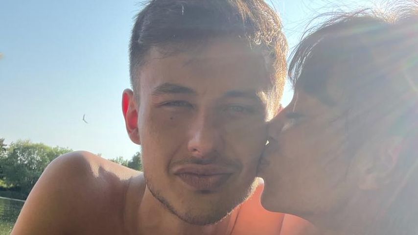 Gisele Oppermann mit ihrem Freund Wlady