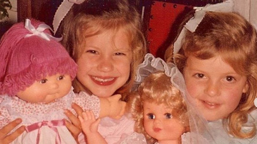Gisele Bündchen und ihre Zwillingsschwester Patricia als Kinder