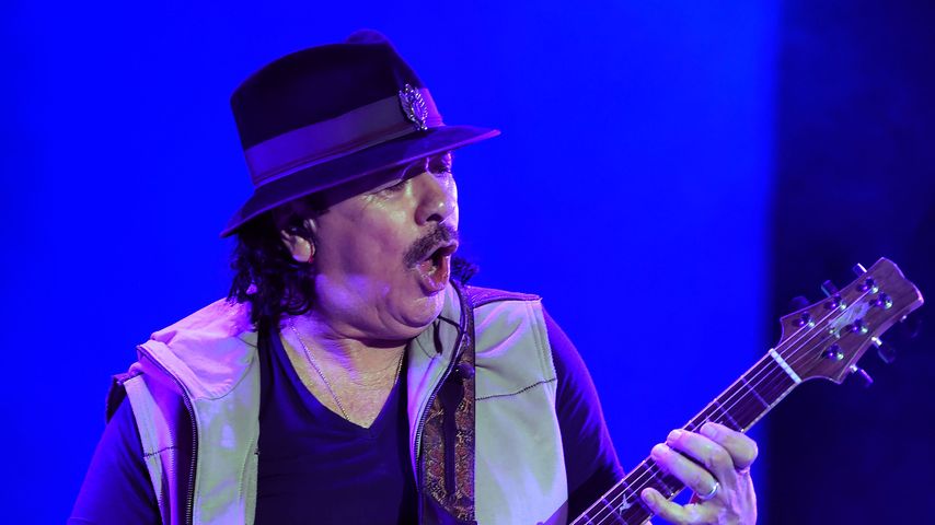 Gitarrist Carlos Santana bei einem Musikfestival in Mexiko-Stadt, 2019